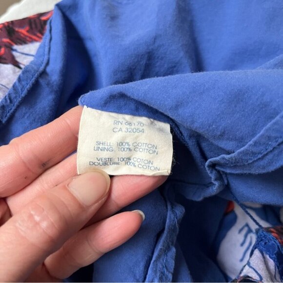 Edme & Esyllte Anthropologie Floral Cotton Printed A Line Skirt S - Picture 5 of 8